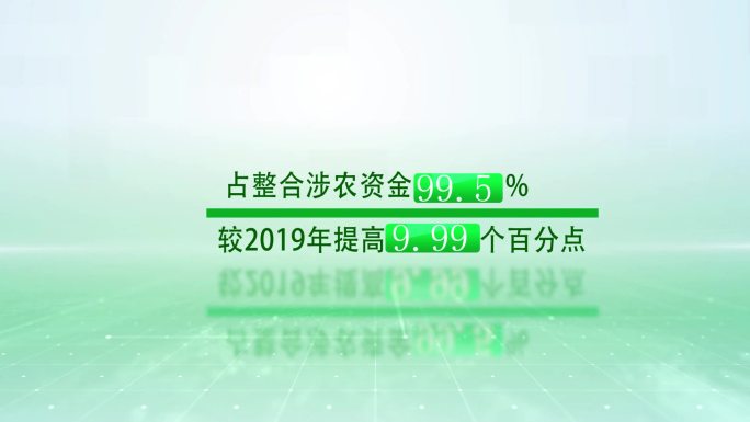 绿色科技感字幕
