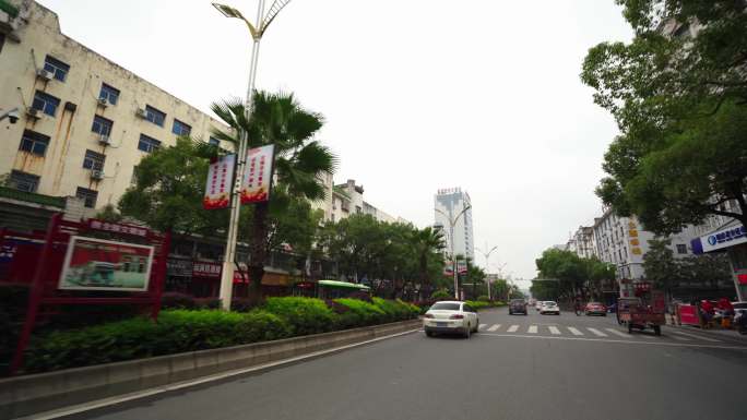 4K宜春城市移动空镜