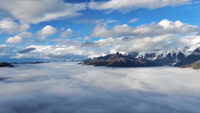 西藏天空蓝天白云流云风景2