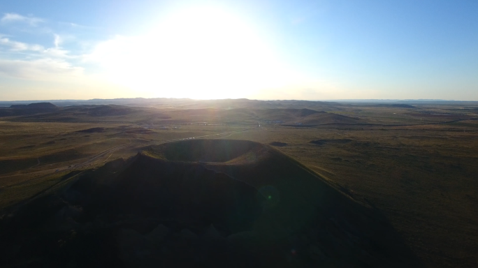 内蒙古火山草原