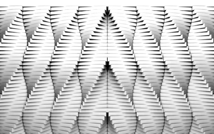 三维矩阵黑白三维3d节奏
