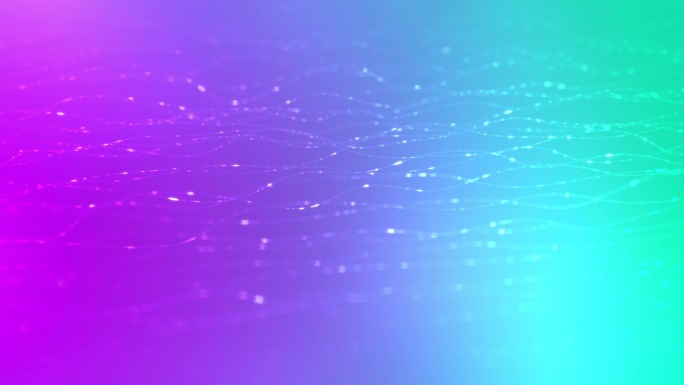 紫绿流动线条背景视频