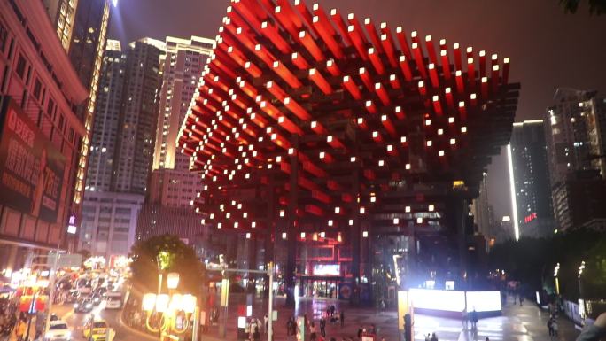 重庆国泰艺术中心（重庆夜景，网红景点