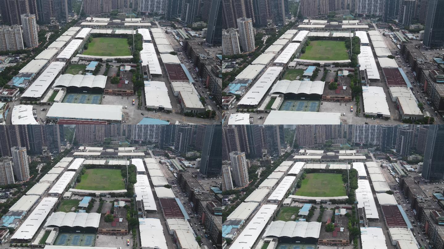 广州天河区跑马地城市建筑航拍4k最新