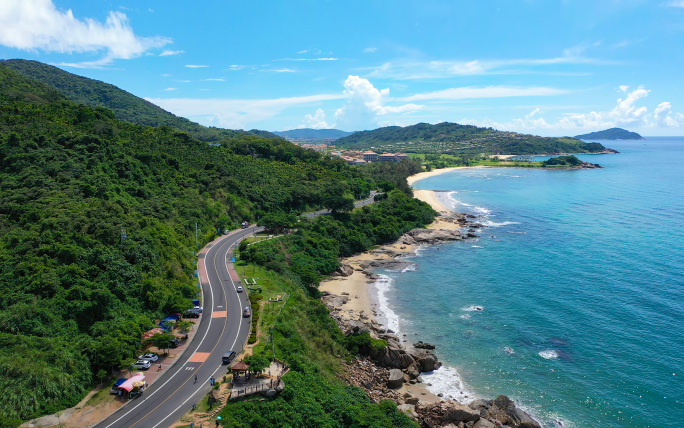 海南万宁石梅湾滨海旅游公路