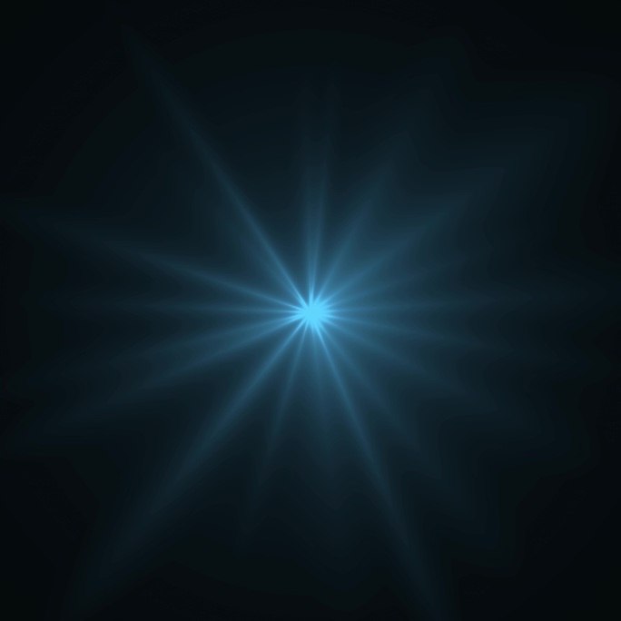 蓝色科技点光源发光循环通道素材