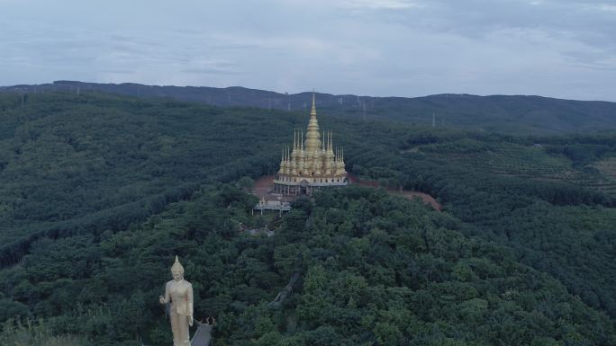 悟2X7-4K西双版纳勐泐大佛寺航拍