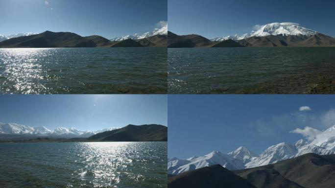 新疆南疆公格尔峰至慕士塔格峰喀拉库勒湖
