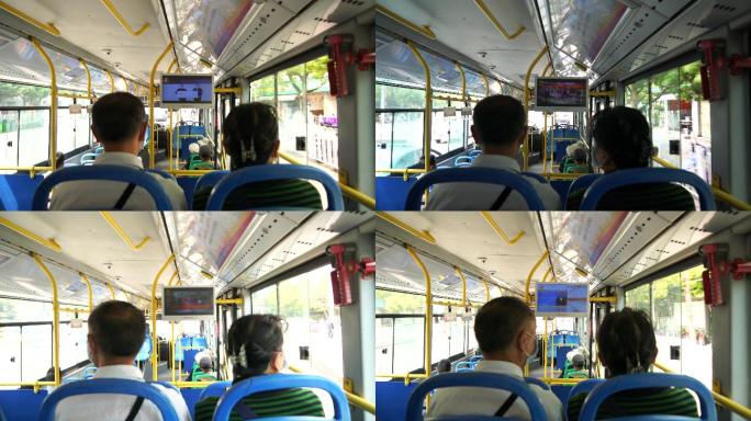 公交车的生活剪影