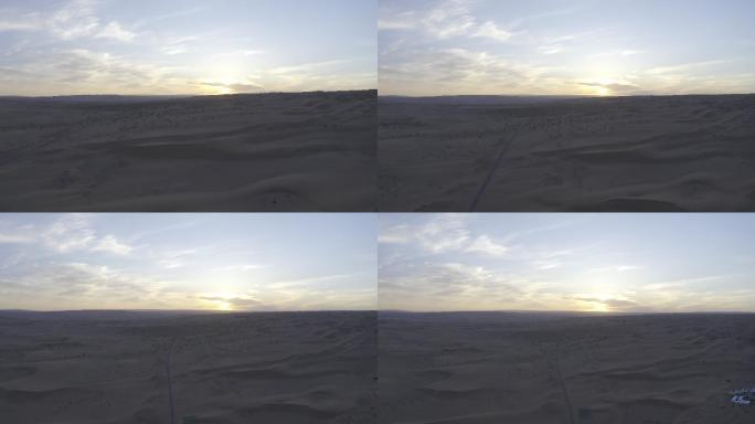 4K-HLG原素材-大漠日落