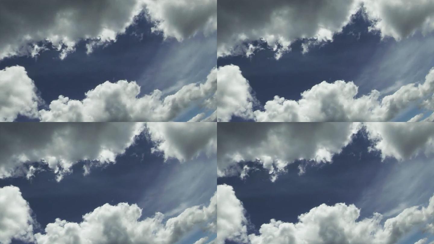 标题云-蓝天白云-可加字在中间