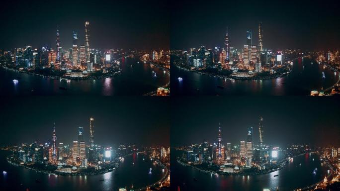 上海外滩夜景4K原创素材