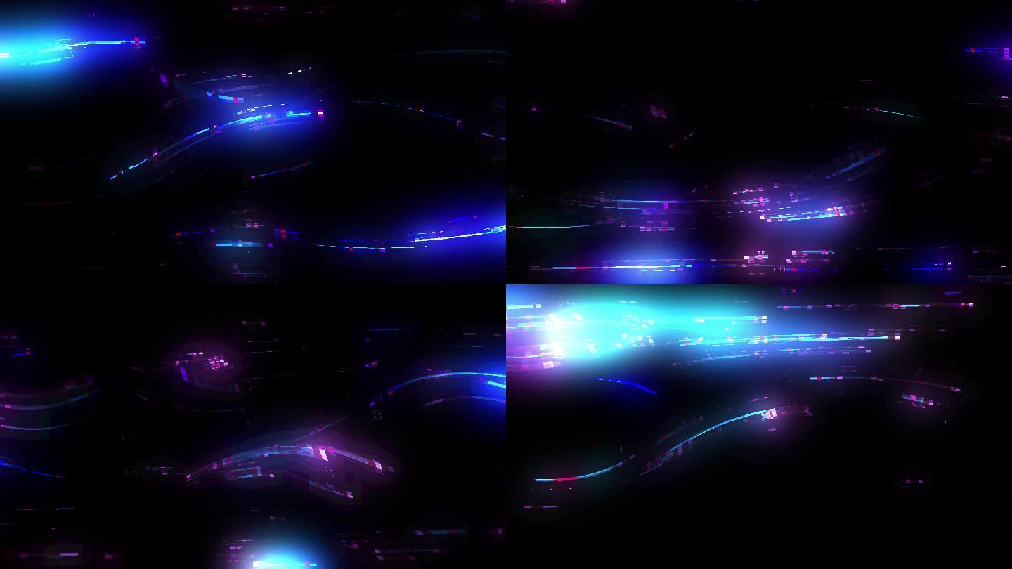 4K霓虹粒子光效穿梭