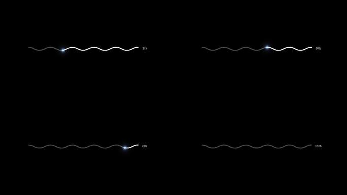 波纹进度条数据加载动画