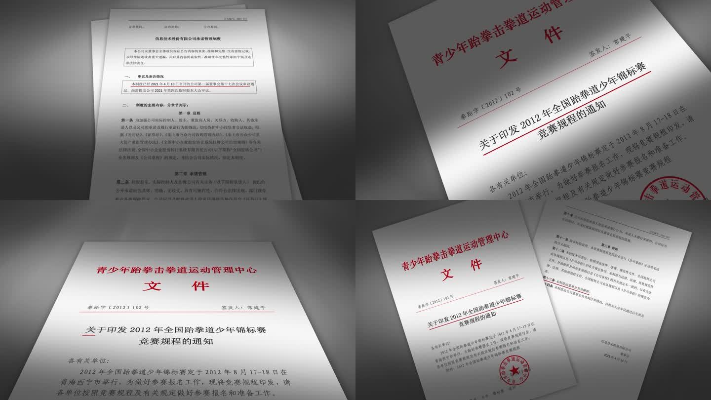 『原创』红头文件展示-黑白