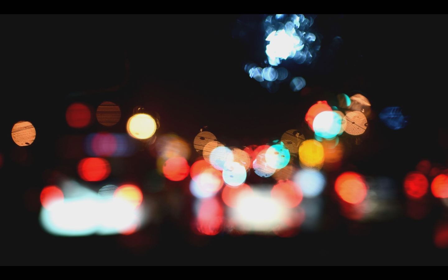 城市雨天夜晚开车——4k视频（原创）