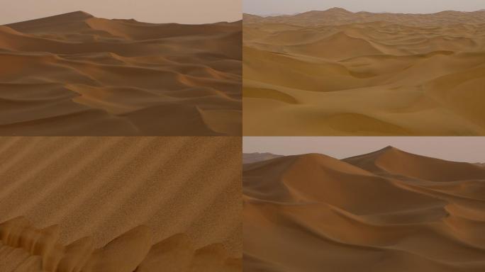 新疆库木塔格沙漠流沙