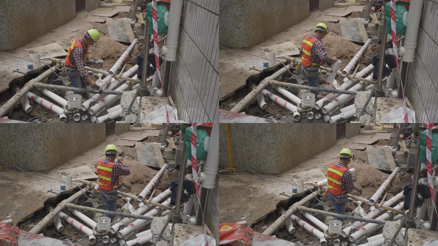 深圳建设城中村切割塑料水管