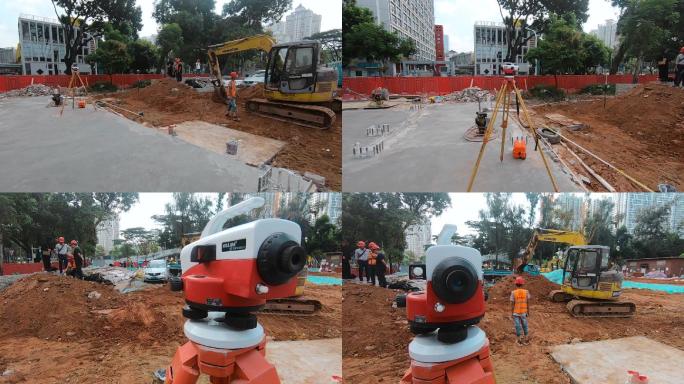 深圳建设，建设工地挖机土地测量仪