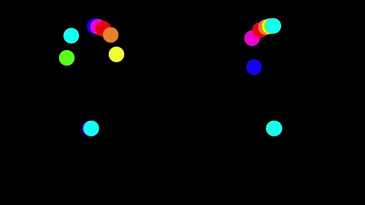 七彩色数据加载进度动画