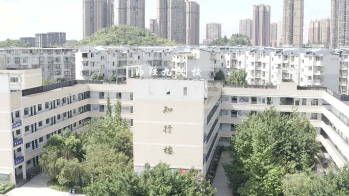 资阳市雁江区马鞍山九义校4K航拍