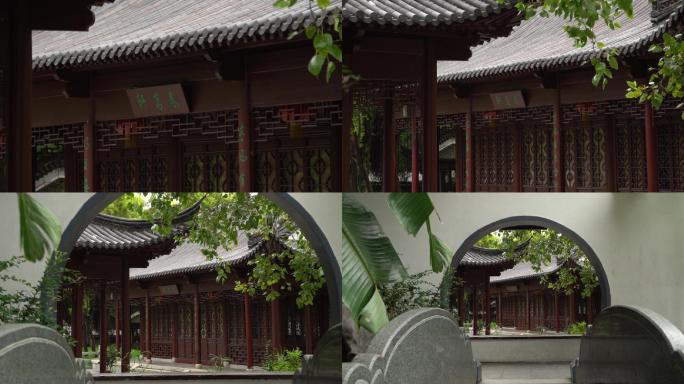 园林江南园艺孔门传统古典建筑