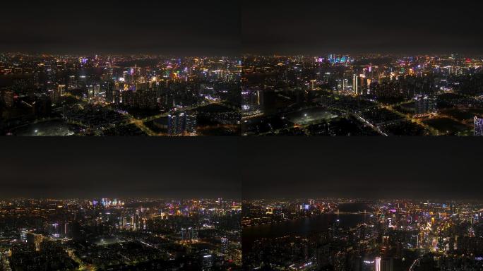 杭州滨江夜景大景【4K】