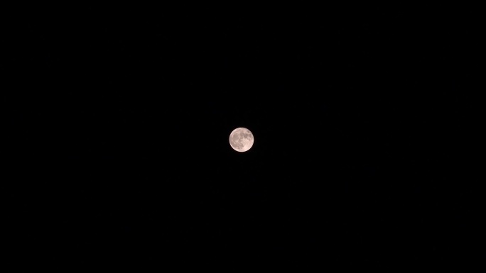 【实拍】移动月亮满月