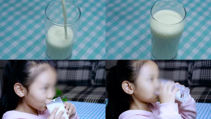 喝牛奶