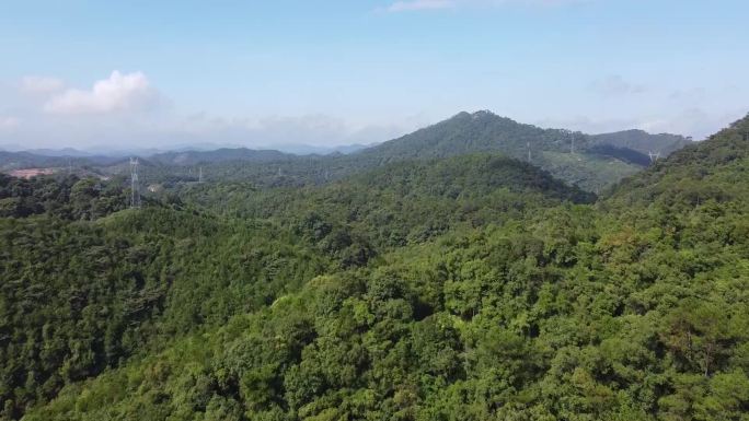 广西容县高山丘陵绿水青山