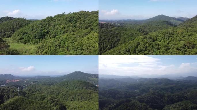 广西容县高山丘陵绿水青山