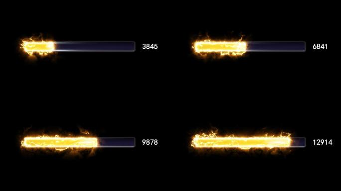 火焰能量游戏进度条