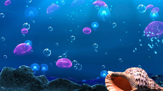 8K海底森林海底世界5D全息投影