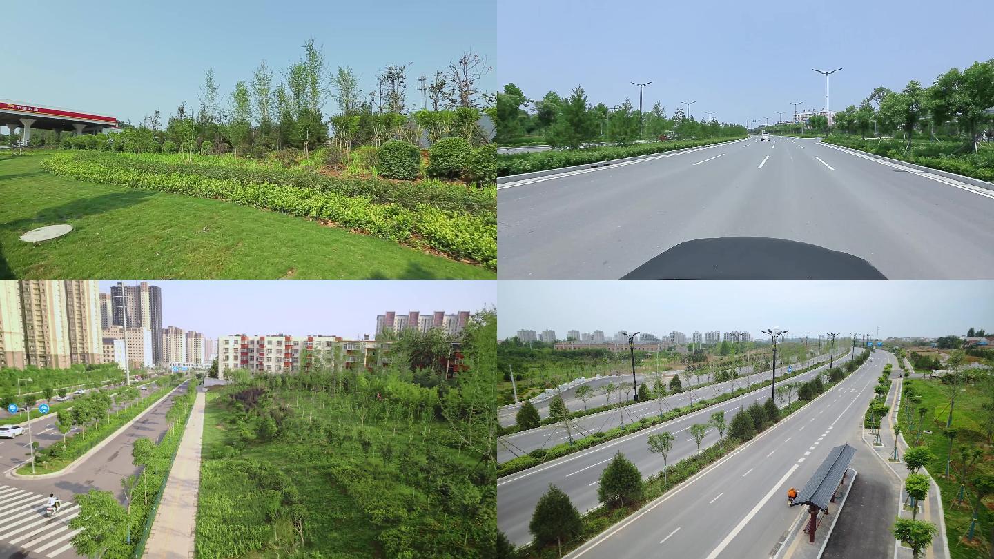 城市绿化道路城市发展园林城市