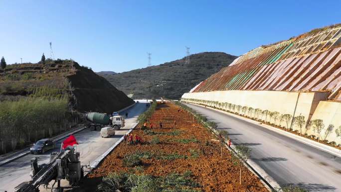 高速公路绿化施工