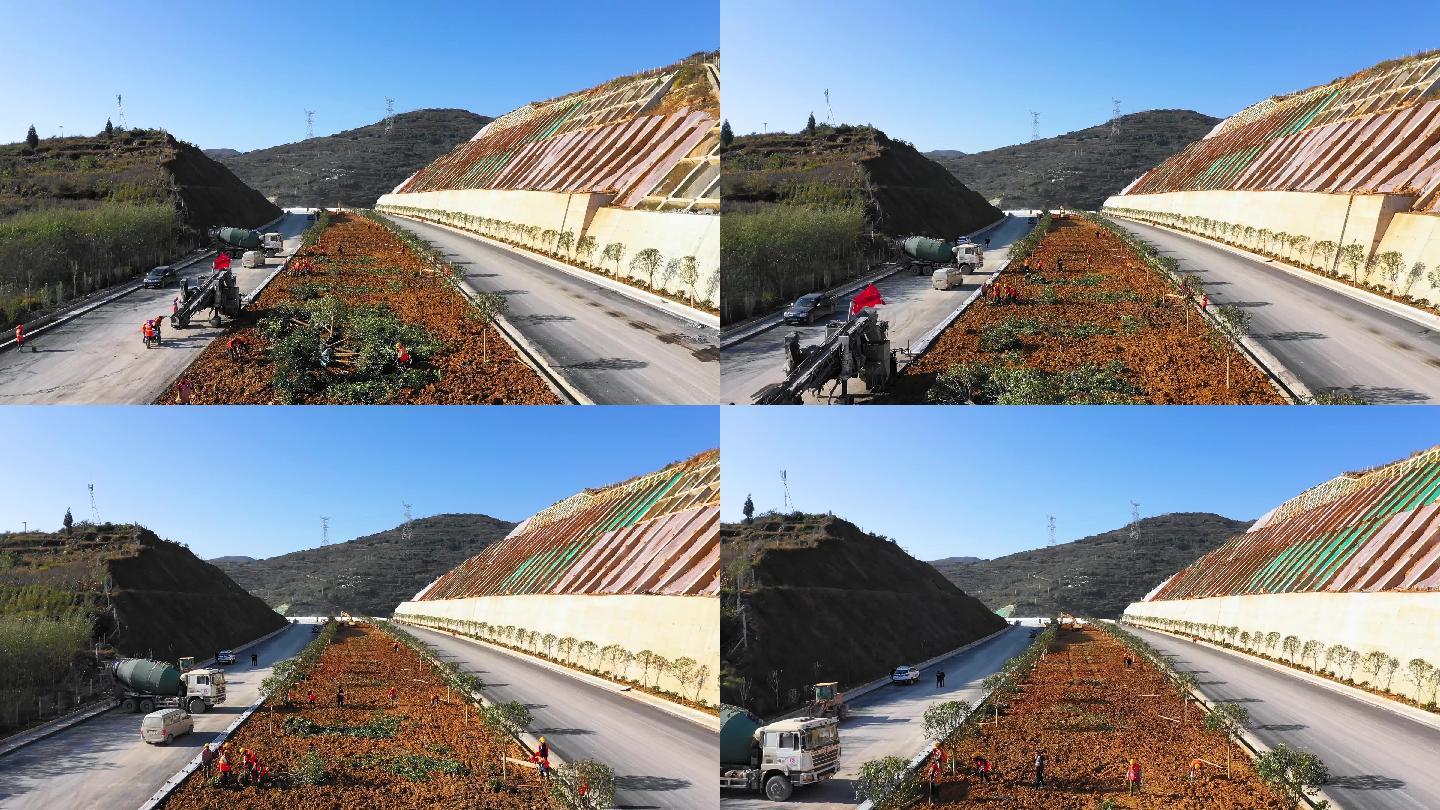 高速公路绿化施工