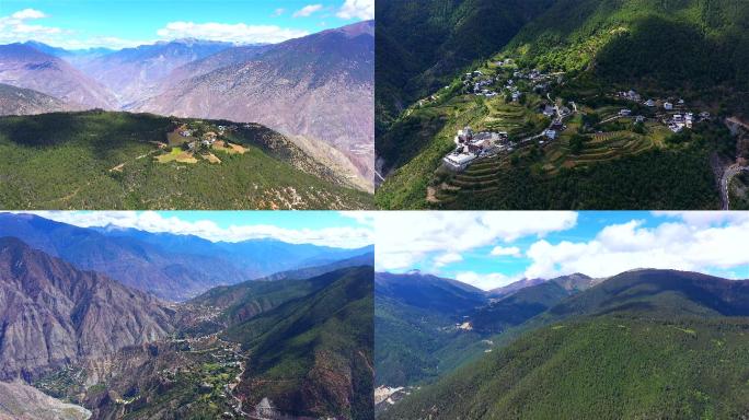 川藏行航拍6-迪庆藏族自治州-山顶风光