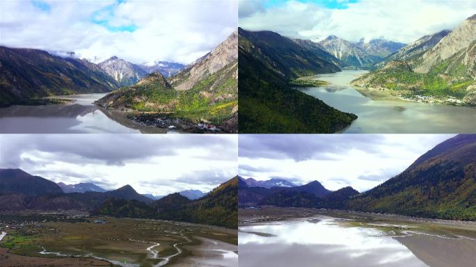川藏行航拍8-川藏线上318国道-然乌湖
