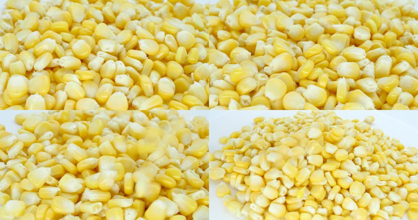 新鲜玉米籽实拍