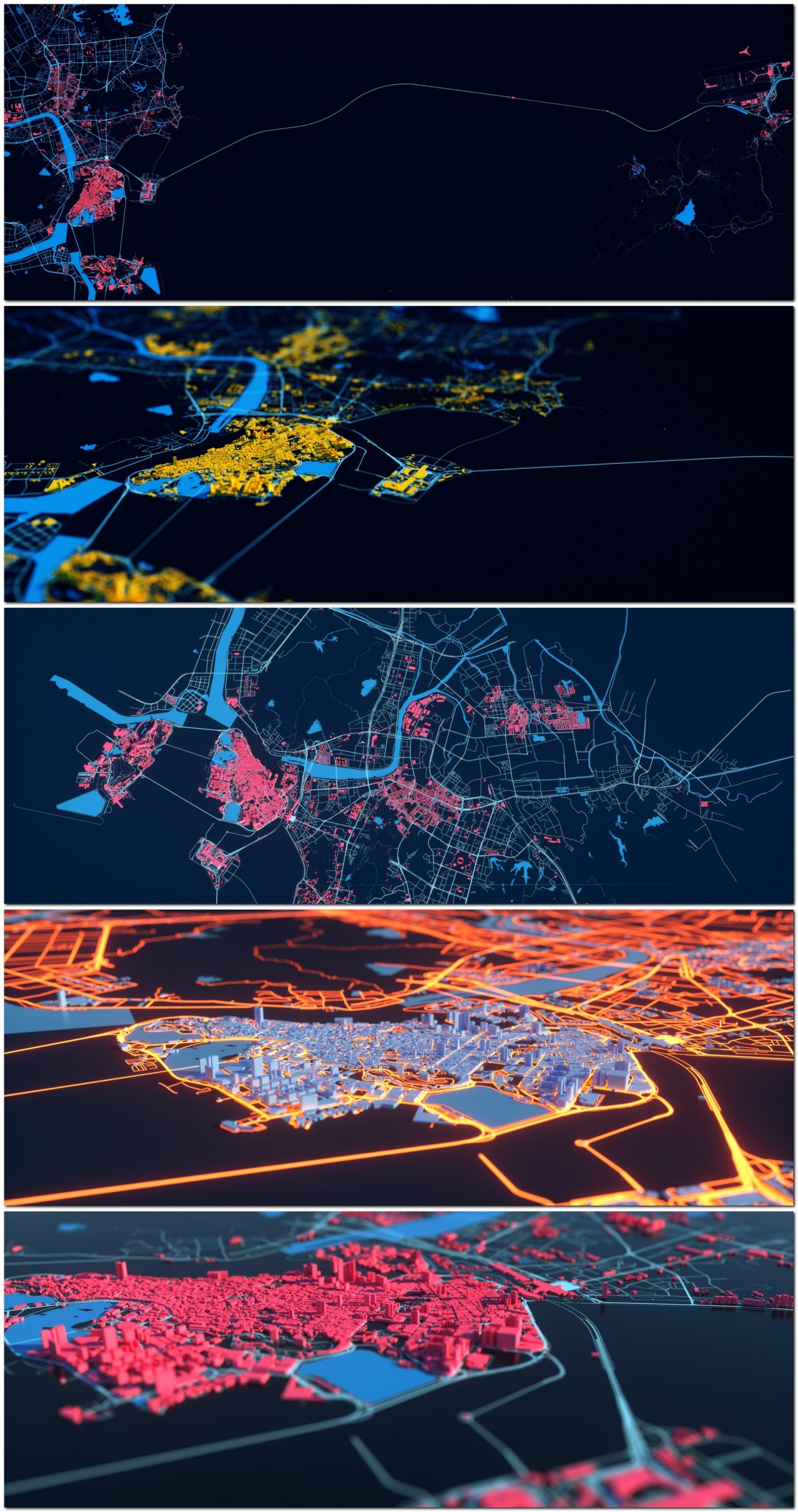 港珠澳大桥交通范围可视化地图