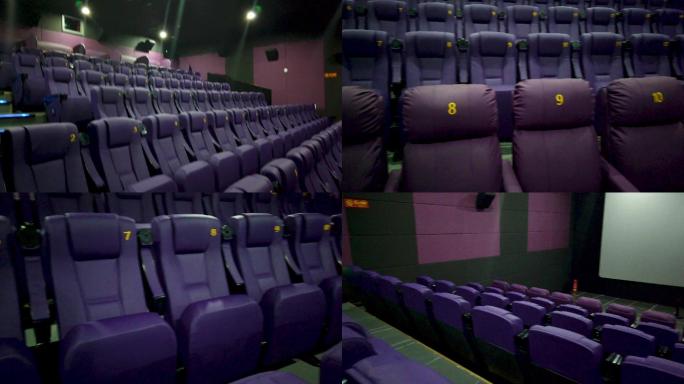 电影院座椅空无一人
