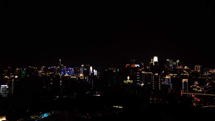 4K重庆山城夜景实拍素材