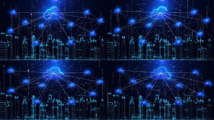 云计算智慧城市互联网网络连接