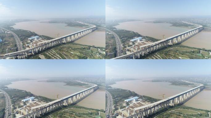 黄河黄河水三门峡黄河大桥（4K50帧）