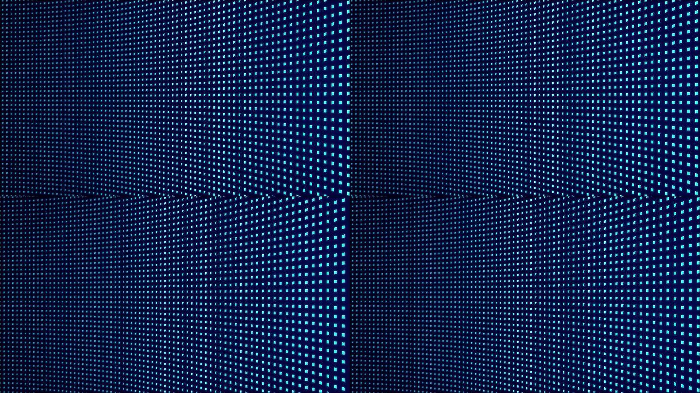4K-蓝色科技大屏幕灯光