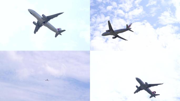 4K实拍成都双流机场客机起飞视频素