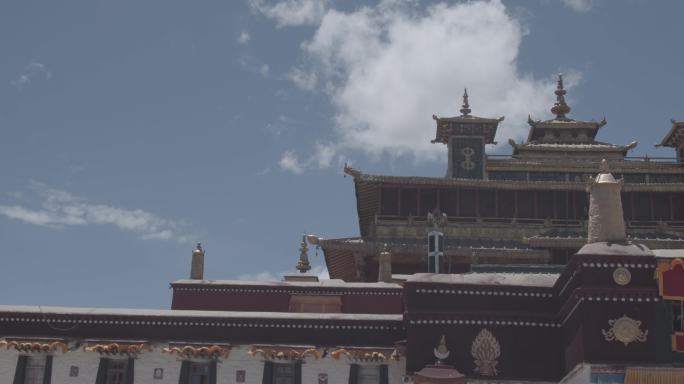 西藏西藏拍摄神秘神秘的西藏转筒
