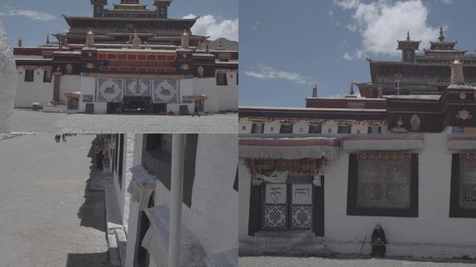 西藏西藏拍摄神秘神秘的西藏转筒