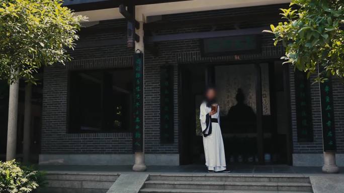 长沙贾谊故居+古装贾谊演出一组03