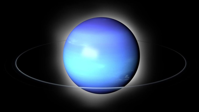 全息360度水星三维模型展示视频
